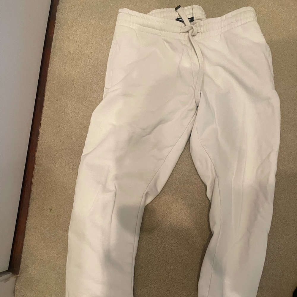 Talentless cream colored sweatpants
